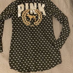 Pink long sleeve sleepwear
